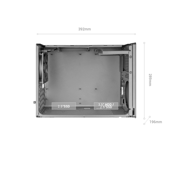 Caja Microatx Mars Gaming Mcxps Cristal...