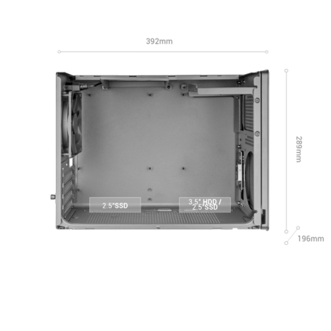 Caja Microatx Mars Gaming Mcxps Cristal...