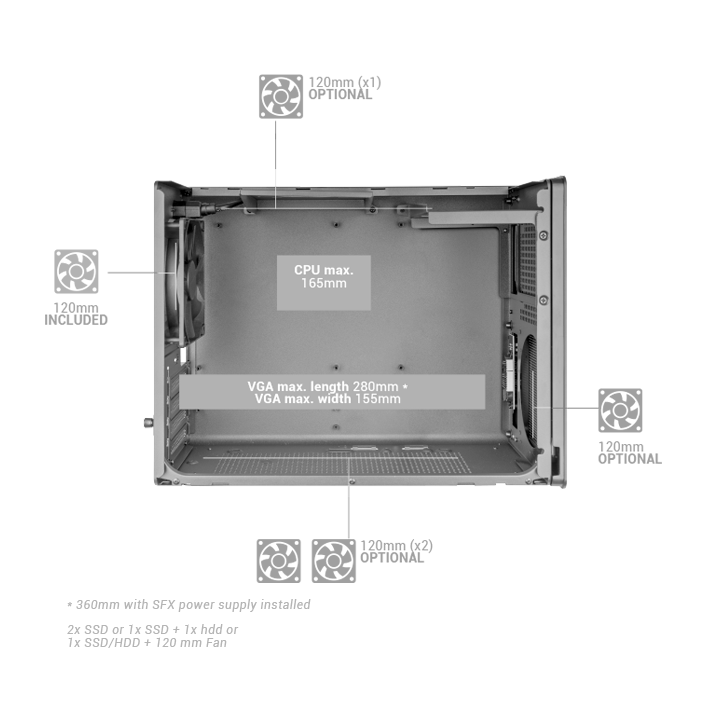 Caja Microatx Mars Gaming Mcxps Cristal...