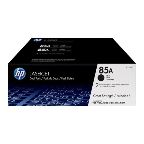 Toner Hp Laserjet Hp 85a Negro Pack De 2 Ce285ad