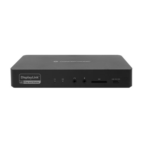 Docking Usb-c 17-in-1 Conceptronic 2xhdm 2xdp 2xusb-a 3.2 3xusb-c Audio In out Pd 96w 1xrj45 2.5gbe