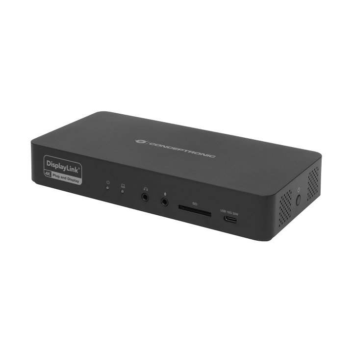 Docking Usb-c 17-in-1 Conceptronic 2xhdm 2xdp 2xusb-a 3.2 3xusb-c Audio In out Pd 96w 1xrj45 2.5gbe
