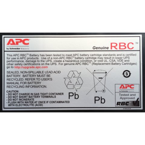 Batería De Repuesto Apc Para Smart Ups Smt2200rmi2uc Y Smt3000rmi2uc