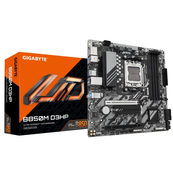 Pb Gigabyte B850m D3hp M-atx Skt Amd5 Ddr5 2xm.2 Hdmi 2xdisplayport