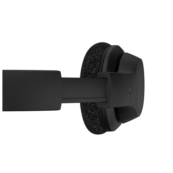 Headset Bluetooth Belkin Aud005btblk Soundform Inspire Cancelacion De Ruido Negros