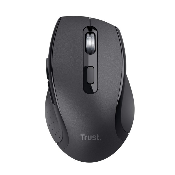 Mouse Trust Wireless Yvi+ Negro Silent Click 1600dpi Ajustable 6 Botones