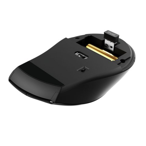 Mouse Trust Wireless Yvi+ Negro Silent Click 1600dpi Ajustable 6 Botones