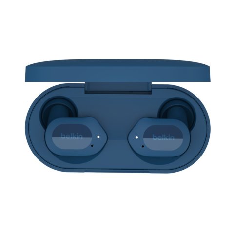 Headset Intrauditivo Bluetooth Belkin Auc005btbl True Wireless Soundform Play Azul Blue