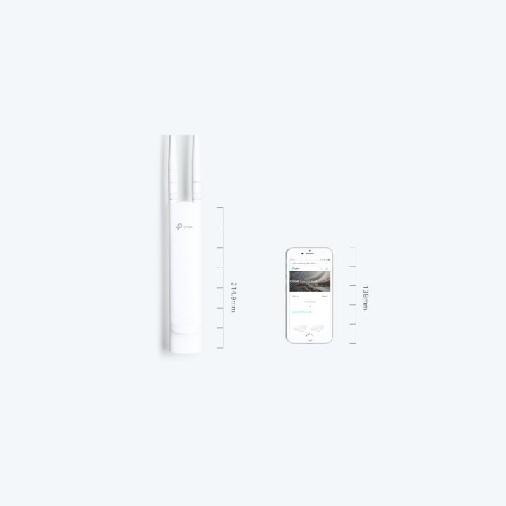 Punto De Acceso Wifi Tp-link Eap113-outdoor Exterior 300n Proteccion Ip65 Soporte Poe Pasivo De 48v