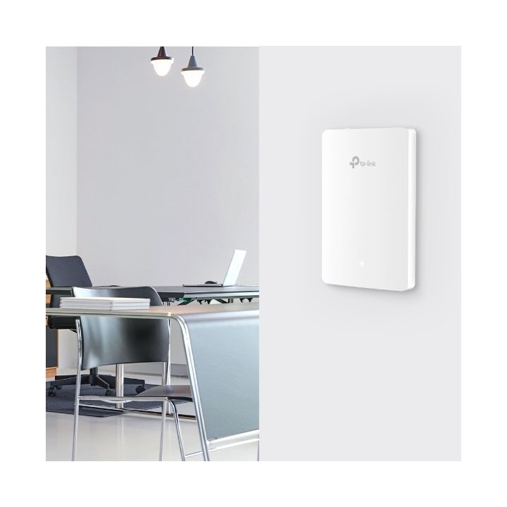 Punto De Acceso Interior Wifi 6 Tp-link Eap615-wall De Pared Ax1800 574mbps Simultaneos 2.4ghz Y 1201mbps En 5ghz 4p Giga