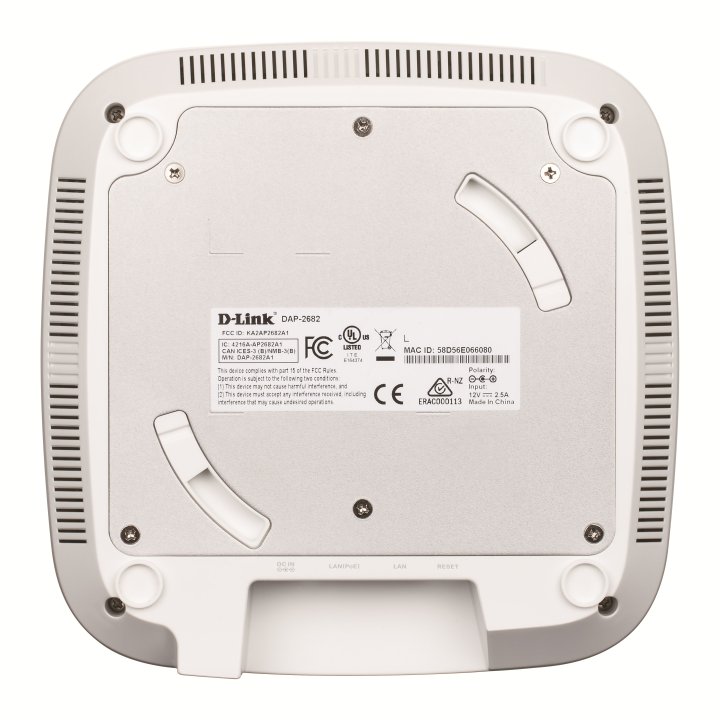 Punto De Acceso Interior Wifi D-link Dap-2682 Ac2300 Wave 2 2pto Giga Lan Montaje Techo Y Pared Poe Pasivo