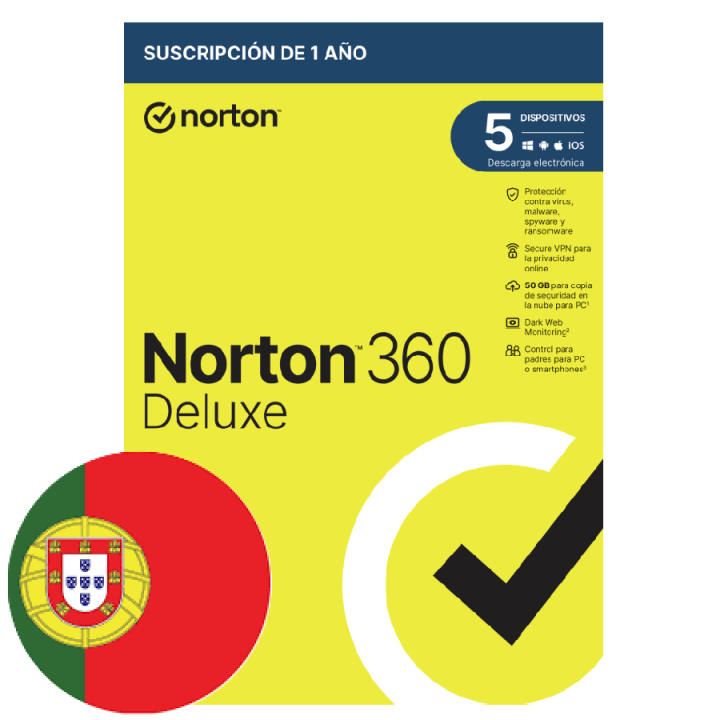 Norton 360 Deluxe 50gb Portugues 1 User 5...