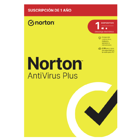 Norton Antivirus Plus 2gb Es 1 User 1 Device 12mo ** L. Electronica