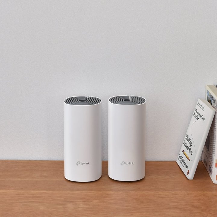 Punto De Acceso Interior Mesh Wifi 5 Tp-link Deco E4 Mesh Ac1200 2uds Cpu Qualcomm 2p Eth 2ant Internas Config Asistida