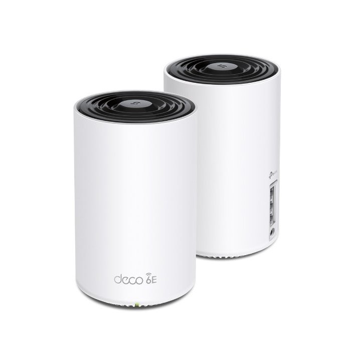 Punto De Acceso Interior Mesh Wifi 6e Tp-link Deco X75 Tribanda Pack 2u Axe5400 2.4   5   6ghz 5400mbps 4 Antenas 3p Giga