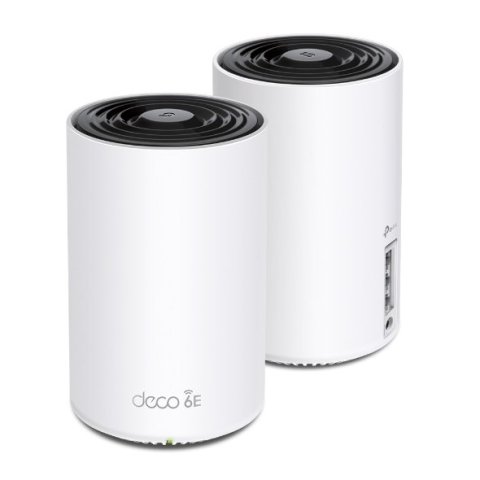 Punto De Acceso Interior Mesh Wifi 6e Tp-link Deco X75 Tribanda Pack 2u Axe5400 2.4   5   6ghz 5400mbps 4 Antenas 3p Giga