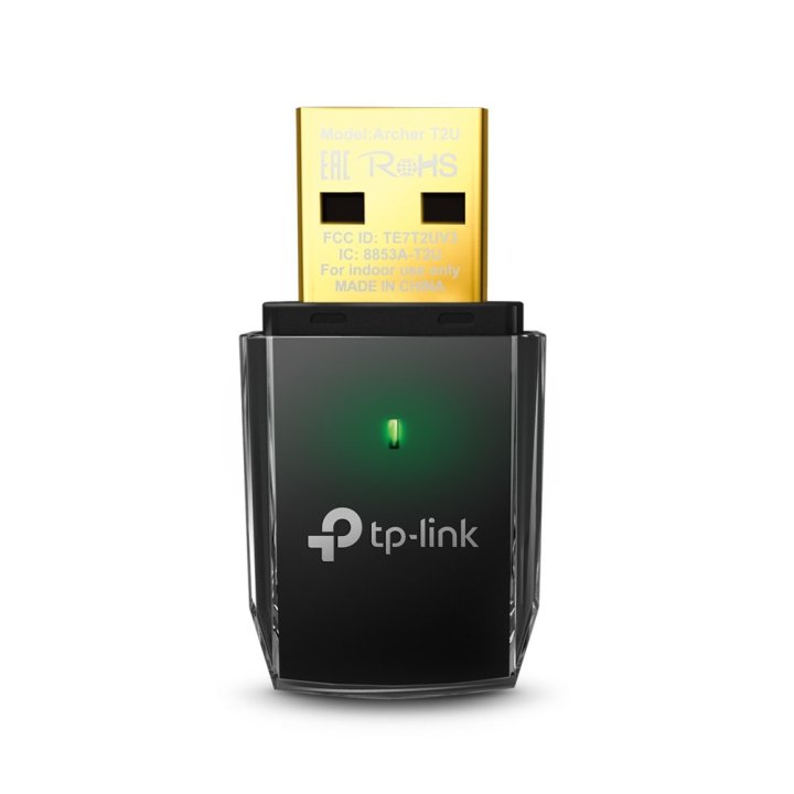 Usb Wifi Dualband Tp-link Archer T2u Ac600 150mb En 2,4ghz Y 433mb En 5ghz