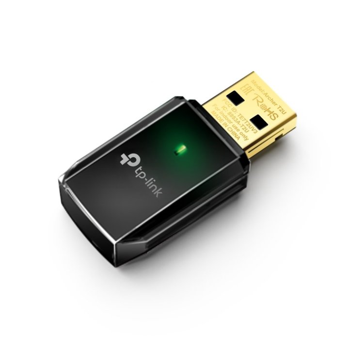 Usb Wifi Dualband Tp-link Archer T2u Ac600 150mb En 2,4ghz Y 433mb En 5ghz