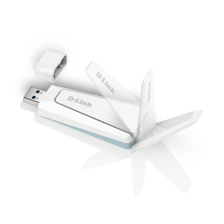 Usb Wifi 6 Dualband D-link Ax1800 Hasta 574mbps En 2,4ghz Y 1200mb En 5ghz Wpa3 Ofdma Usb 3.0