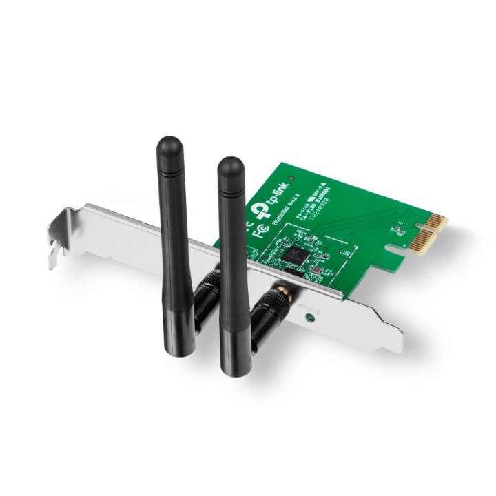 Pci Express Wifi Tp-link Wn881nd 1 Antenas Desmontables Incl. Doble Bracket