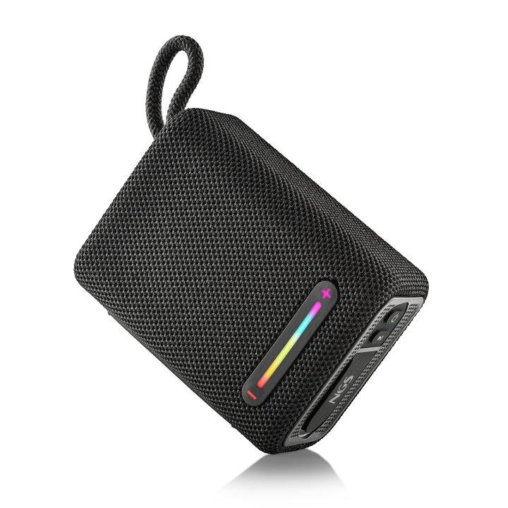 Altavoz Bluetooth Portable Ngs Roller Furia 1 Black 15w Ipx6 Rgb Bat 9h Tws Usb-a Control Multimedi A