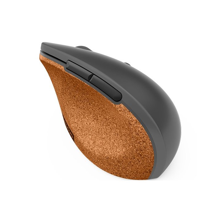 Mouse Lenovo Go Wireless Ergonomico  6 Botones Hasta 2400dpi Gris