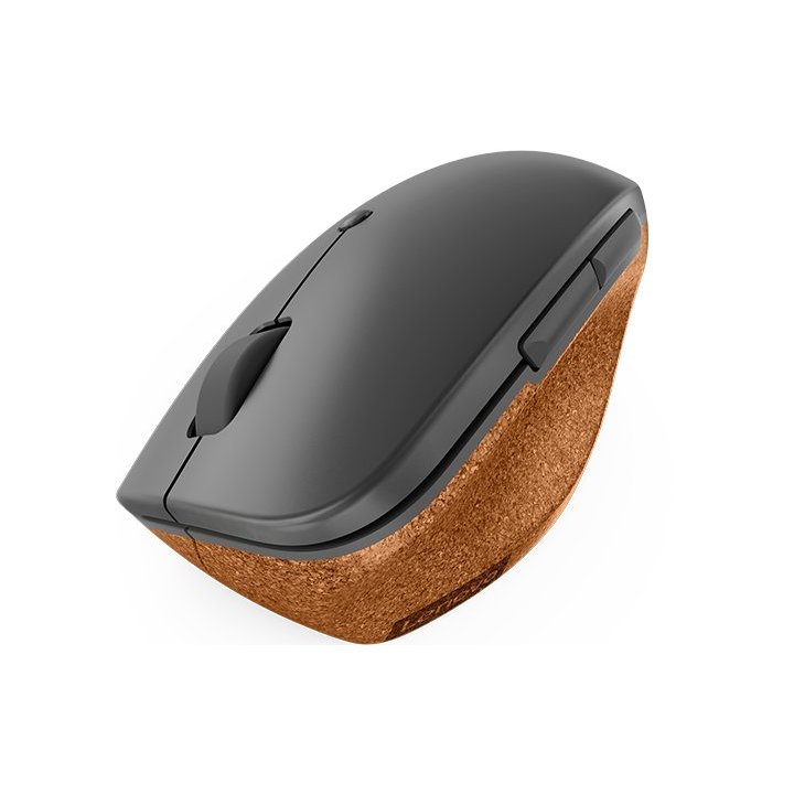 Mouse Lenovo Go Wireless Ergonomico  6 Botones Hasta 2400dpi Gris