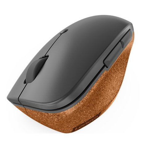 Mouse Lenovo Go Wireless Ergonomico  6 Botones Hasta 2400dpi Gris