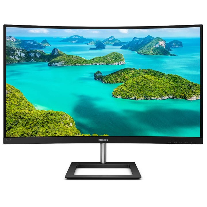 Monitor 32" Dp Hdmi Vga Philips 325e1c 00 Va Qhd 2560x1440 75hz 4ms 250cd Vesa 100x100 Negro