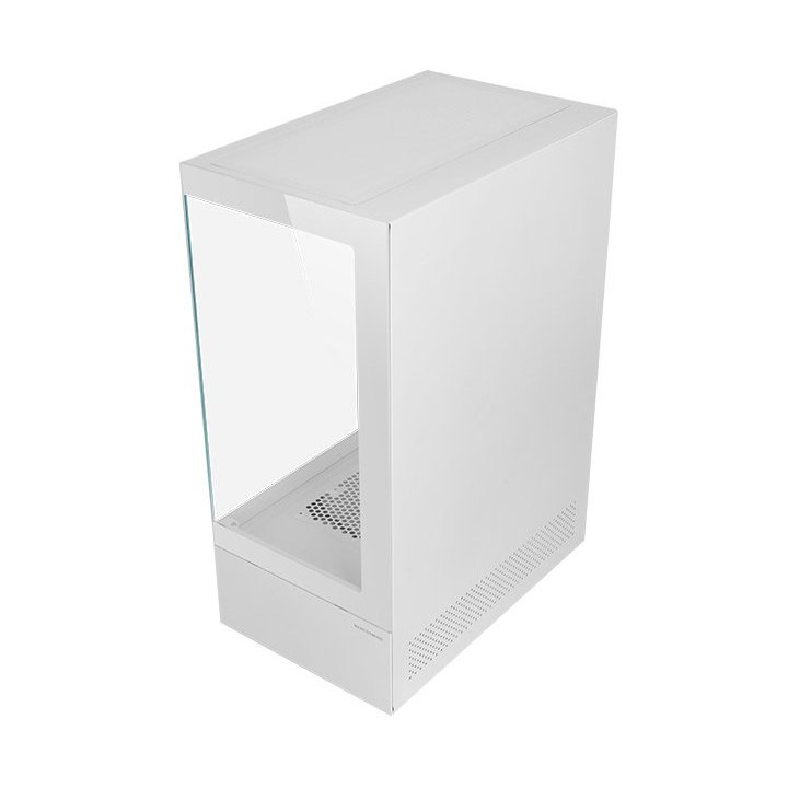 Caja Atx Semitorre Gaming Mars Gaming Mcxo Doble Cristal Templado Argb Gpu 328mm 1x3.5 3x2.5 Blanco