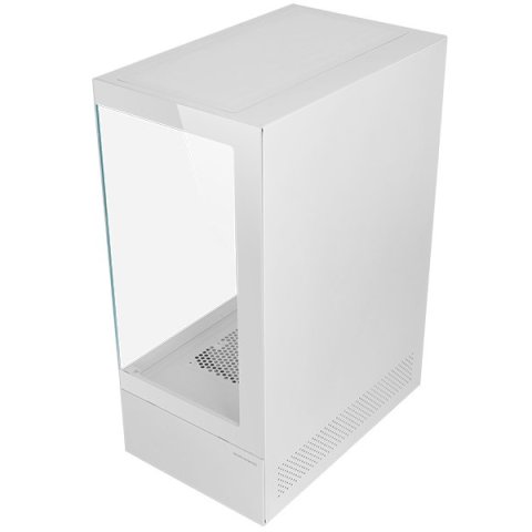 Caja Atx Semitorre Gaming Mars Gaming Mcxo Doble Cristal Templado Argb Gpu 328mm 1x3.5 3x2.5 Blanco