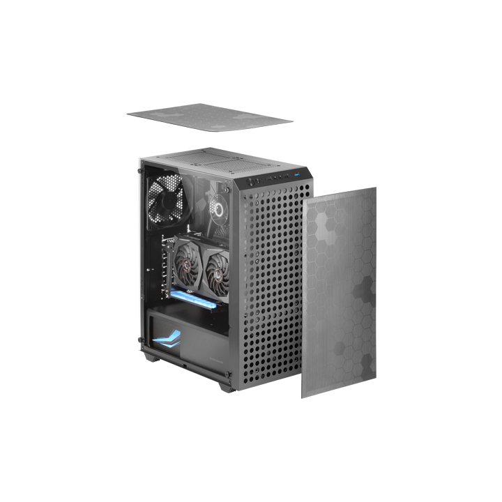 Caja Atx Semitorre Gaming Mars Gaming Mcq3...