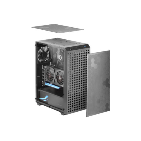 Caja Atx Semitorre Gaming Mars Gaming Mcq3...