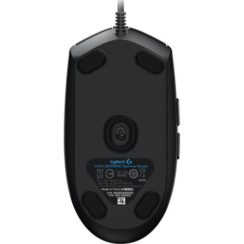 Mouse Logitech G102 Lightsync Rgb 8000dpi 6 Botones Color Negro