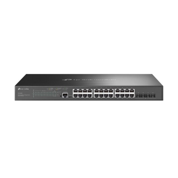 Switch Semigestionable Jetstream Tp-link Sg3428mp 28p Gigabit De Los Cuales 24p Poe+ (384w) Y 4 Ranuras Sfp Gigabit