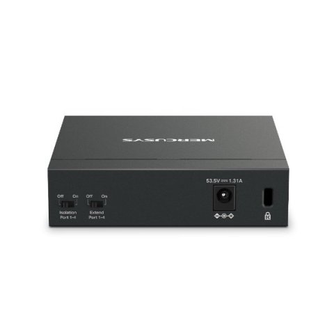 Switch No Gestionable Mercusys Ms105gp 5p 10 100 1000 De Estos 4p Poe+ 65w Ethernet Mini Desktop