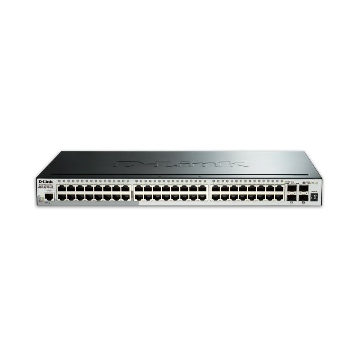 Switch Semigestionable D-link Stackable Dgs-1510-52x e 48p Giga + 2p Giga Combo + 4p 10g Sfp+