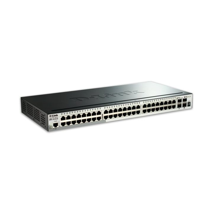 Switch Semigestionable D-link Stackable Dgs-1510-52x e 48p Giga + 2p Giga Combo + 4p 10g Sfp+
