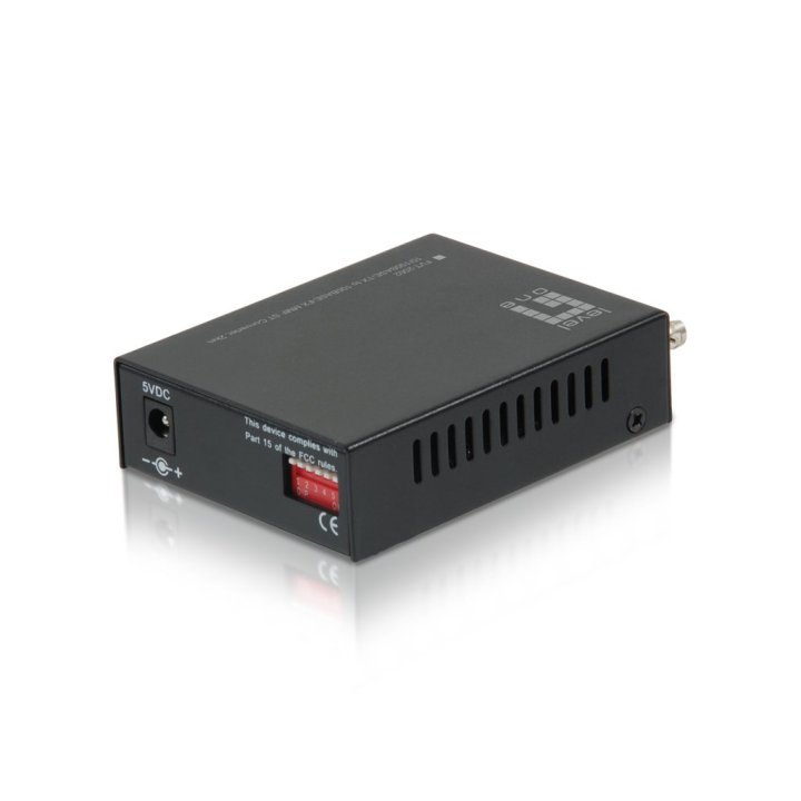 Convertidor Fibra Level One Fvt-2002 Rj45 Ethernet A Fibra Multimodo St 2km
