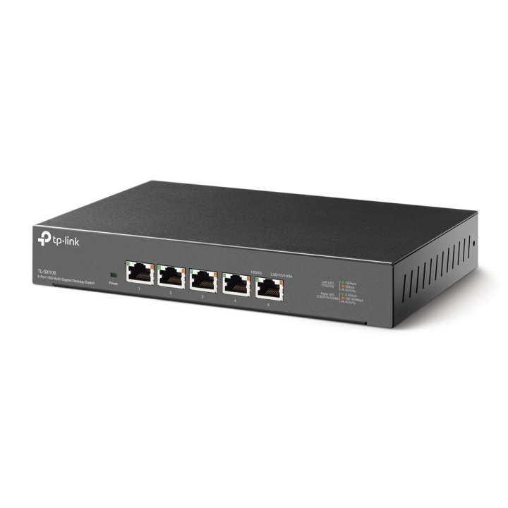 Switch No Gestionable Tp-link Sx105 5p 10gbps Carcasa De Metal No Rack