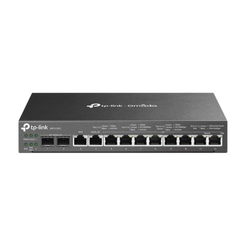 Router Vpn Con Switch Poe Y Controlador Omada Tp-link Er7212pc 8p Poe+ 110w 2p Sfp Gigabit