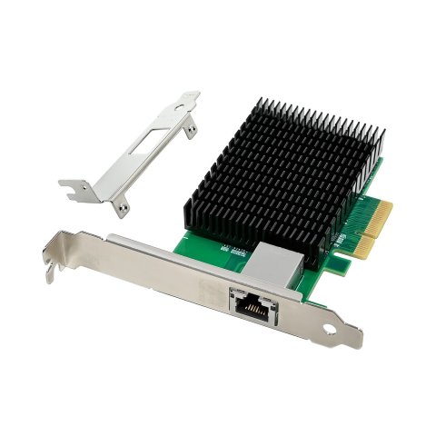 Tarjeta De Red Pcie 10gigabit Level One Gnc-0210 1xrj45 Incluye Perfil Bajo