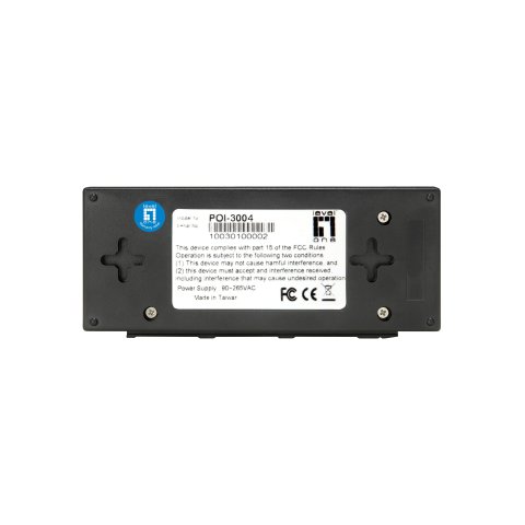 Poe Injector Adapter Gigabit Level One Pasa Datos Y Alimentacion Por El Mismo Cable 30w