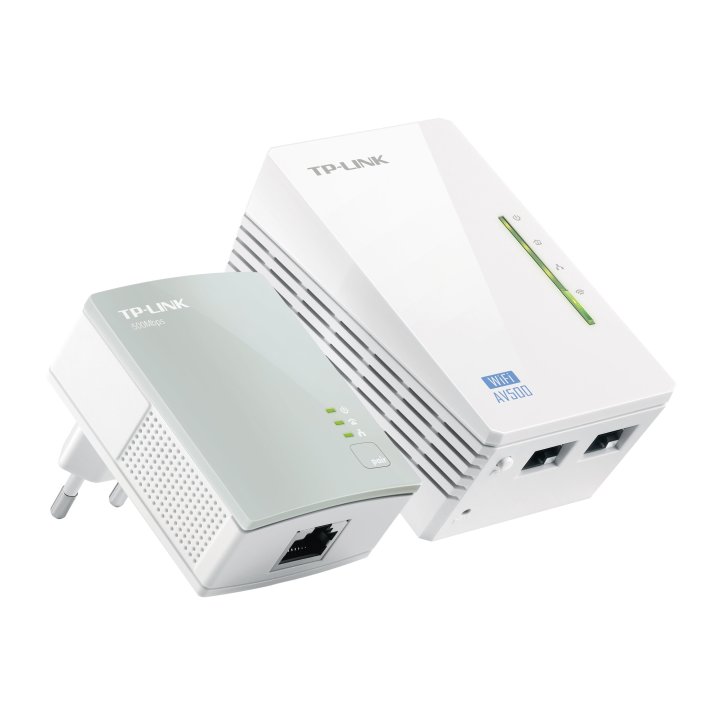 Homeplug Wifi Tp-link Tl-wpa4220kit 300mb Av600 Con 2 Puertos Ethernet Kit Compuesto De Un Tl-wpa4220 Y Un Tl-pa4010