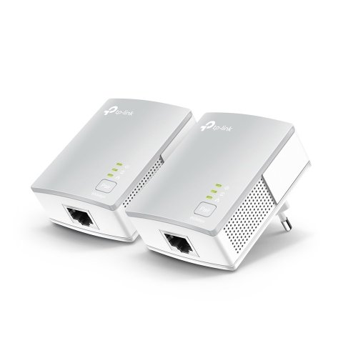Homeplug Tp-link Powerline 500mb Pa4010kit 1p Ethernet Kit De 2 Unidades Soporta Multiples Iptv Streams