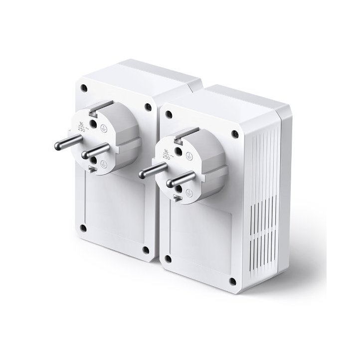 Homeplug Tp-link Powerline 500mb Pa4010pkit 1p Ethernet Pass-through Kit De 2 Unidades Soporta Multiples Iptv Streams