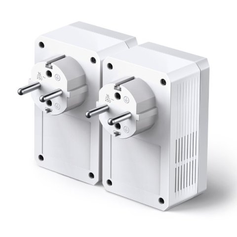 Homeplug Tp-link Powerline 500mb Pa4010pkit 1p Ethernet Pass-through Kit De 2 Unidades Soporta Multiples Iptv Streams