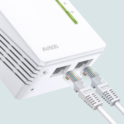Homeplug Wifi Tp-link Tl-wpa4220 300mb Av600 Con 2 Puertos Ethernet
