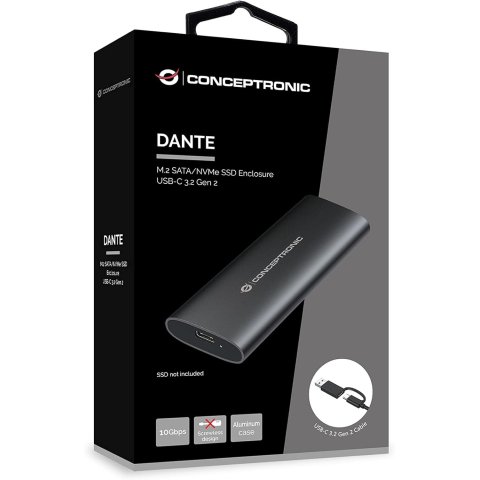 Caja Externa M.2 Usb-c Conceptronic Dante Hd...