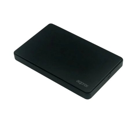 Caja Externa 2.5" Usb 2.0 Approx Apphdd200b Usb 2.0 Para Discos De 2.5" Sata De 9.5mm Color Negro
